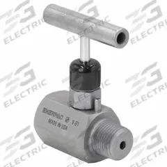 ENERPAC Control Snubber Valve: 4 gpm Max Flow Rate, 1/2 in NPT, 1/2 in NPT, 10,000 psi Max Pressure (MPN V91). Key specifications — attr1018158: Manual; attr1018114: Tee Handle; attr1018116: Steel; attr1018117: ENERPAC; attr1018137: Two-Way.
