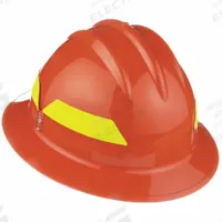 BULLARD Fire Helmet: Orange, Full Brim, Chin Strap, 6 pt Ratchet (MPN FHORR). Key specifications — Color: Orange; Chin Strap: Yes; Brand: BULLARD; Style: Full Brim; Suspension: 6 pt Ratchet.