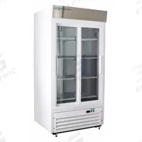 AMERICAN BIOTECH SUPPLY Pharmacy Refrigerator: 33 cu ft, Upright, 2°C to 7°C, 33 1/4 in Overall Dp (MPN PH-ABT-HC-S33G). Key specifications — Door Opening Style: Sliding; Color: White; Alarm Type: Temperature; Manufacturer Part Number: PH-ABT-HC-S33G; Brand: AMERICAN BIOTECH SUPPLY; Product Type: Pharmacy Refrigerator; Door Type: Sliding Glass; Refrigerant Type: R-290.