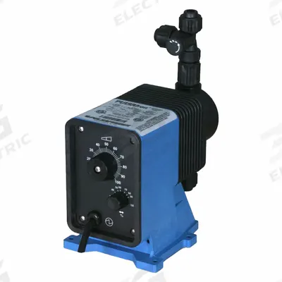 PULSATRON Chemical Metering Pump: Solenoid, 115V AC, 1/5 hp HP, PVDF Head, CSPE/PTFE Diaphragm - Compact Solenoid-Driven Diaphragm Metering Pumps