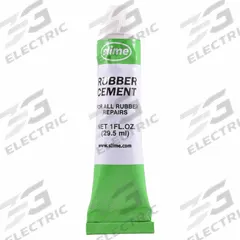 SLIME Rubber Cement Tube: Rubber Cement Tube, Liquid, Tube, 1 oz Container Size, Universal, Clear (MPN 1051-A). Key specifications — Container Type: Tube; Product Type: Rubber Cement Tube; Product Form: Liquid; Compatible Tire Type: Universal; Brand: SLIME.