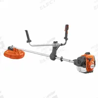 HUSQVARNA Gas-Powered Brush Cutter: 18 in Cutting Wd, 0.11 in Line Dia, 58.39 in Shaft Lg, 25.4 cc (MPN 525RX). Key specifications — Brand: HUSQVARNA; Cutting Width: 18 in; Engine Cycle: 2-Cycle; Shaft Length: 58.39 in; Shaft Type: Straight; Interchangeable Head: No.
