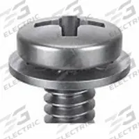 SEMS Screw: Internal Tooth, #6-32 Thread Size, 3/8 in Lg, Stainless Steel, Passivated, Pan, 50 PK (MPN 1-PPI-6C-37). Key specifications — Drive Size: #2.