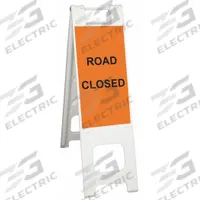 APPROVED VENDOR Traffic Barricade: 45 in Overall Ht, 13 in x 45 in, Engineer, Barricade, Reflective (MPN 150-WHLGK1120-OBEG). Key specifications — Color: White; Manufacturer Part Number: 150-WHLGK1120-OBEG; Brand: APPROVED VENDOR; Accepts Light: Yes; Frame Material: Plastic; Legend: Road Closed; Style: A-Frame; Panel Material: Plastic.