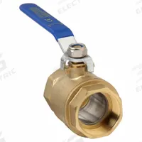 APPROVED VENDOR Manual Two-Way Ball Valve: 1 1/2 in, Brass, Straight, FNPT x FNPT, Two-Piece, Lever (MPN G-F600-150). Key specifications — Brand: APPROVED VENDOR; Handle: Lever.