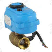 BONOMI Electrically Actuated Two-Way Ball Valve: 1 in, Brass, 110V AC, FNPT x FNPT, Straight (MPN 8E864LF-003-1"). Key specifications — Included Mounting: ISO 5211 Actuator Mounting Pad; Brand: BONOMI; Stem Material: Brass; Actuator Features: Heater.