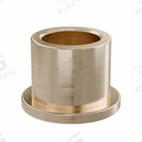 Flanged Sleeve Bearing: Bronze, SAE 841, 8 mm Bore, 11 mm OD, 10 mm Lg, -35°F to 300°F, 10 PK (MPN FFM0811-10B). Key specifications — System of Measurement: Metric; Material Grade: SAE 841; Flange Type: Flanged; Brand: OILITE.