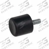 JW WINCO Concave Bumper: Cylindrical, Natural Rubber, Male x Non-Threaded Style, M16 Thread Size (MPN 357-100-50-M16-S-40). Key specifications — Isolator Body Material: Natural Rubber.
