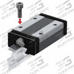 THK Linear Guide Carriage: For 23 mm Rail Wd, Ball, SR Radial Rail Guide, 26 mm Carriage Ht (MPN SR25W1SS). Key specifications — Carriage Material: Carbon Steel; Roller Material: Carbon Steel; Size: 25; Brand: THK; Features: No Preload; Type: SR Radial Rail Guide.