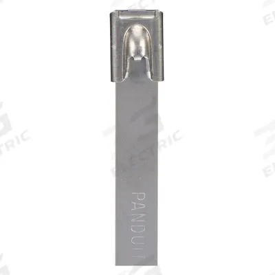 PANDUIT Cable Tie: 14 1/2 in Nominal Lg, 4 in Nominal Max. Bundle Dia., 0.31 in Wd - Aluminum Cable Ties