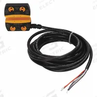 EATON Magnetically Actuated Safety Interlock Switch: RS Series, 1NO/2NC, 9.84 ft Cable Lg, Screw (MPN RS2-12-C3). Key specifications — Brand: EATON; Indicating Light: No Indicating Light Included; Series: RS; Termination Type: Screw.