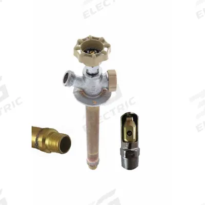 QUARTER BALL Ball Valve Sillcock: Quarter-Turn, Brass, Nickel, Plastic - Sillcocks