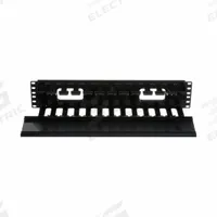 PANDUIT Horizontal Single-Sided Manager: Horizontal, 2 U, Single Side Sides, 3 3/4 in Overall Dp (MPN WMPHF2E). Key specifications — Color: Black; Includes: Bend Radius Clips; Orientation: Horizontal; Brand: PANDUIT; Material: Plastic; Number of Sides: Single Side; Product Type: Single-Sided Manager.