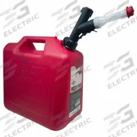 GARAGE BOSS Gas Can: 5 gal Capacity, Gasoline, Plastic, Red (MPN GB351). Key specifications — Brand: GARAGE BOSS; Compatible Fuel: Gasoline.