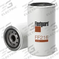 FLEETGUARD Automotive Fuel Filter: 16 in Overall Lg, 3 11/16 in Outside Dia, Diesel Fuel, Diesel (MPN FF216). Key specifications — attr1137520: BF971; attr1137521: FF216; attr434022: FLEETGUARD; attr1017112: Construction Equipment; attr1017113: Alco.