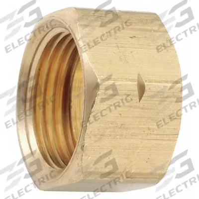 APPROVED VENDOR Compression Fitting Nut: 5/8 in OD Fitting Size, Compression - Low-Lead Standard Sleeve Brass Compression Fitting