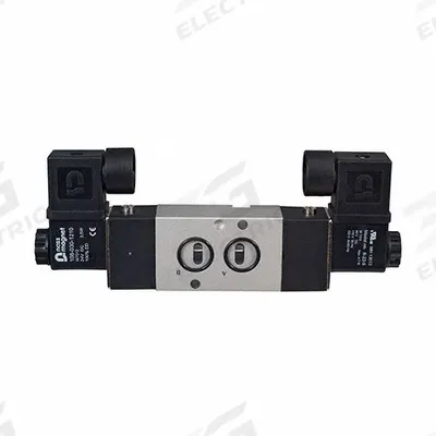NAMUR Soleniod Valve: DNMR, Double Solenoid, 24V AC, 4 Ports, 1/4 in NPT Inlet - Bonomi NMR Series Solenoid Valves