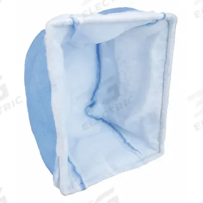 GRAINGER Cube Air Filter: 16 in x 25 in x 15 in, 1 Pockets, Synthetic, Blue/White - 3-Ply Cube Air Filters