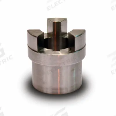 BOSTON GEAR Shaft Coupler Body: FC25 Coupling Size, 2 1/2 in Outside Dia, Inch - High-Torque Straight Jaw Coupling Hubs