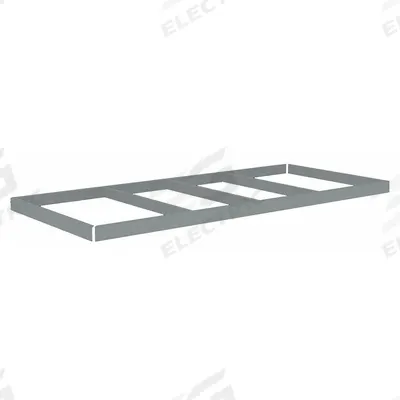 TENNSCO Shelf: 84 in x 48 in, 1,500 lb Load Capacity, Gray - Open Deck Shelf Kits for Boltless Shelving