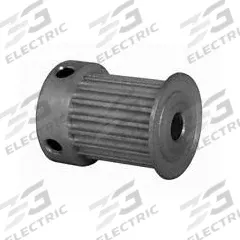 DAYTON Timing Pulley: Modified Curvilinear, Fixed, For GT Timing Belt Section, For 15 mm Belt Wd (MPN 17-3P15-6CA2). Key specifications — Brand: DAYTON; Finish: Clear Anodized; For Belt Series: Powerhouse®.