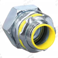 Liquid-Tight Conduit Fitting: Steel/Iron, 1 in Trade Size, Non-Insulated, Straight (MPN 3514RAC). Key specifications — Insulated: Insulated; Trade Size: 1 in; Box Connection: 1 in MNPT; Material: Iron; Steel; Color: Gray; For Use With: Flexible Liquid Tight Metallic Conduit; Flexible Liquid Tight Non-Metallic Type B Conduit.