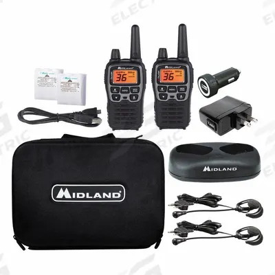 MIDLAND Handheld Two Way Radio: X-Talker T70 Series, FRS/GMRS, Analog, 1.5 W, 36 Channels - FRS & GMRS Personal Radios