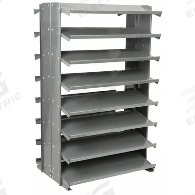 AKRO-MILS Pick Rack: 36 in x 24 in x 60 in, 2 Sided, 0 Bins - Metal Stationary Pick Racks Without Bins