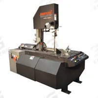 MARVEL Band Saw: 18 in Throat Dp - Vertical, 50 to 450 SFPM, 60° Left to 60° Right, 11.6 A, 3 Phase (MPN 8-MARK III PWR TILT). Key specifications — attr325086: MARVEL; attr313109: 60° Left to 60° Right; attr313108: 50 to 450 SFPM; attr313111: 3; attr313110: 11.6 A.