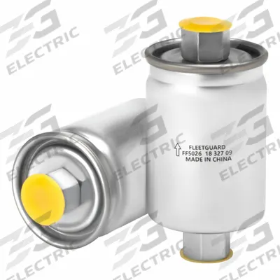 FLEETGUARD Fuel Filter: In-Line, 4 3/16 in Overall Lg, M16-1.50 Thread Size, Diesel Fuel - In-Line Fuel Filters