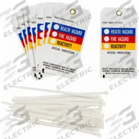 BRADY Tag: Polyester, Rectangle, 5 3/4 in Ht, 3 in Wd, 0.01 in Thick, (25) Nylon Ties, White, 25 PK (MPN 99108). Key specifications — Lamination Type: Not Laminated.