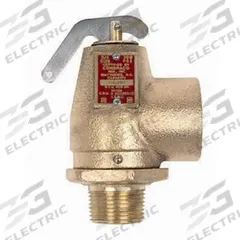 APOLLO Safety Relief Valve: MNPT x FNPT, 1 in x 1 in, 15 psi Max. Op Pressure, Cast Bronze (MPN 13202B15). Key specifications — Brand: APOLLO.