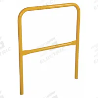 APPROVED VENDOR Handrail Section: Toe Board Not Included, 2 Rail Levels, 3 ft Overall Lg, Round (MPN VDKR-3). Key specifications — Product Type: Handrail Section; Brand: APPROVED VENDOR; Color: Yellow; Handrail Shape: Round; Material: Steel; Number of Rail Levels: 2.