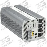 AIMS POWER Inverter: Modified Sine Wave, Input Terminals, 5,000 W Continuous Output Power, 4 Outlets (MPN PWRINV500012W). Key specifications — Brand: AIMS POWER; DC Connection: Input Terminals; Input Voltage: 10 to 15V DC; Inverter Output Form: Modified Sine Wave; Output Frequency: 60 Hz; Output Voltage: 120V AC.