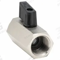 APPROVED VENDOR Manual Two-Way Ball Valve: 1/2 in, Nickel-Plated Brass, Straight, FNPT x FNPT, Wedge (MPN G-CBV-50). Key specifications — Brand: APPROVED VENDOR; Handle: Wedge.