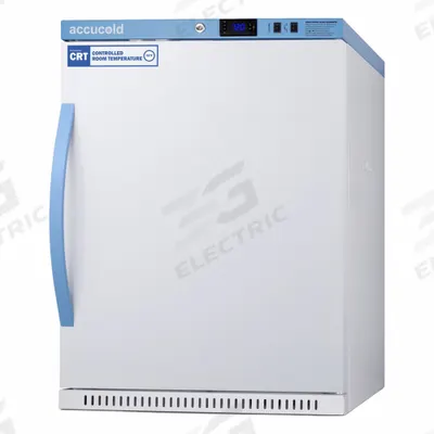 ACCUCOLD Controlled Room Temperature Cabinet: 115V AC, 68°F to 77°F, 23 3/8 in Overall Wd - Controlled Room Temperature Cabinets