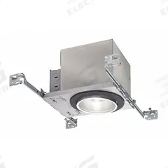 LED Recessed Down Light: Airtight New Construction, 4 in Dia, 600 lm, 4000K, 8.9 W, 120 to 277V AC (MPN IC1LED G4 06LM 40K 90CRI MVOLT ZT10). Key specifications — Voltage: 120 to 277V AC; Trim Color: Available Separately; Brand: JUNO LIGHTING; Ceiling Type: Flat Ceiling; Reflector or Baffle Color: No Reflector or Baffle; Trim Style: Available Separately; Dimmable: Yes; Color Temperature: 4000K.