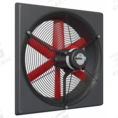 Exhaust Fan: Direct Drive, 20 in Blade, 1/2 hp, 5,210 cfm, 460V AC, 3 ph, Totally Enclosed (MPN V4D50K9M71100). Key specifications — Assembled: Assembled; Brand: MULTIFAN; Nameplate Voltage: 460V AC; Frame Material: Fiberglass; Guard Type: Intake; Method of Construction: Cast; Motor Type: 3-Phase; Motor Insulation: Class F.