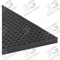 MASON Vibration Isolator Pad: Buna-N, Diamond Pad Top, 18 in Lg, 18 in Wd, 1/2 in Ht (MPN 20UZ23). Key specifications — Isolator Material: Buna-N; Brand: MASON.