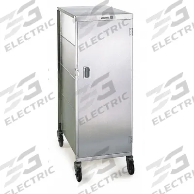 LAKESIDE Meal Delivery Cart: 20 Trays, Pass-Through, 2 Doors, Stainless Steel - Pass-Through Stainless Steel Delivery Carts