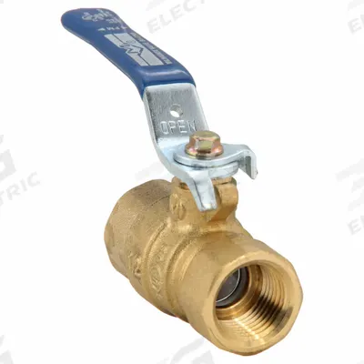 MILWAUKEE VALVE Manual Two-Way Ball Valve: 1/2 in, Brass, Straight, FNPT x FNPT - Brass Ball Valves