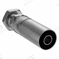 KURT Hydraulic Crimp Fitting: Carbon Steel, Straight, -6 For Hose Dash Size, Female x Male (MPN FJX-06-08). Key specifications — Fitting Gender: Female x Male; Fitting Connection Type: JIC x Hose End; Thread Size: 3/4"-16; For Hose Dash Size: -6; Brand: KURT.