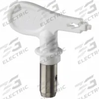 TITAN Airless Spray Gun Tip: Tips for Airless Spray Guns, Line Striping Tip, 0.021 in Tip Size (MPN 697-421). Key specifications — Product Type: Line Striping Tip; Compatible with Manufacturer Model Number: 0537015; Brand: TITAN; Color: White; Compatible with Series: GM 3600 Pro; Product Grouping: Tips for Airless Spray Guns.