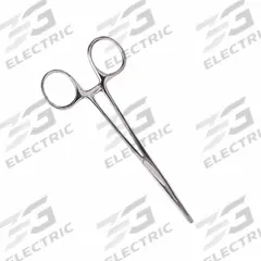 MABIS Kelly Forcep: Stainless Steel, 5 1/2 in Overall Lg, Straight Tip (MPN 25-724-000). Key specifications — Tip Style: Straight; Material: Stainless Steel; Brand: MABIS; Color: Silver.