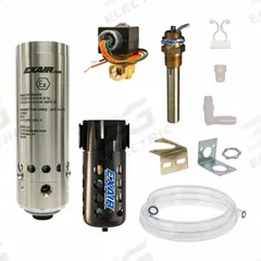 EXAIR Vortex Cooler Kit: NEMA 4X, 15 scfm Max Flow Rate, 1,000 BtuH Cooling Capacity, 1/4 in FNPT (MPN ATEX4815SS). Key specifications — attr1314459: Thermostat Controlled; attr294757: EXAIR.