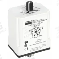 DAYTON Single Function Time Delay Relay: Socket Mounted, 240V AC, 10 A, 8 Pins/Terminals, On Delay (MPN 24EP20). Key specifications — Brand: DAYTON.