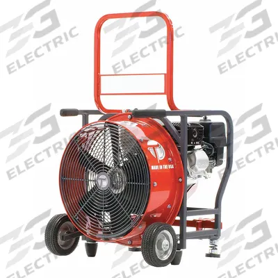 TEMPEST Fan: 1 Speeds, 16 in Blade Dia, 4 4/5 hp Motor Horsepower, Gas - Pressure Ventilation Blowers