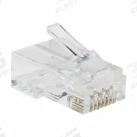 EATON TRIPP LITE Modular Plug: Modular Plug RJ45, 6/6A Cable Category, Pass-Through, 1 (MPN N232-100-UTP). Key specifications — Brand: EATON TRIPP LITE; Color: Clear; Compatible Cable Shape: Round.