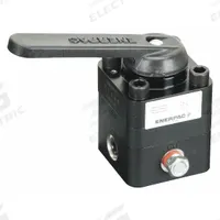 ENERPAC Closed Center Valve: 4.5 gpm Max Flow Rate, Three Positions, 3/8 in NPT, 3/8" NPT, VC, VC15. Key specifications — attr1018253: ENERPAC; attr1018249: VC15; attr1018300: Manual; attr1018289: VC; attr1416406: 3/8" NPT.