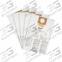 MILWAUKEE Vacuum Bag: Milwaukee®, 0910-20, Wet/Dry, Fleece, 5-Ply, Std, 49-90-1979. Key specifications — Compatible Vacuum Brand: Milwaukee®; Bag Pickup Type: Wet/Dry; Bag Material: Fleece; Ply Count: 5-Ply; Brand: MILWAUKEE; Compatible Vacuum Manufacturer Part Number: 0910-20; Manufacturer Part Number: 49-90-1979.